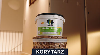 Farba do korytarza Caparol Samtex 7