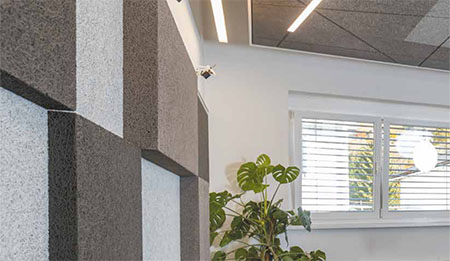 Szare i jasne absorbery HERADESIGN Wallcoustic Element
