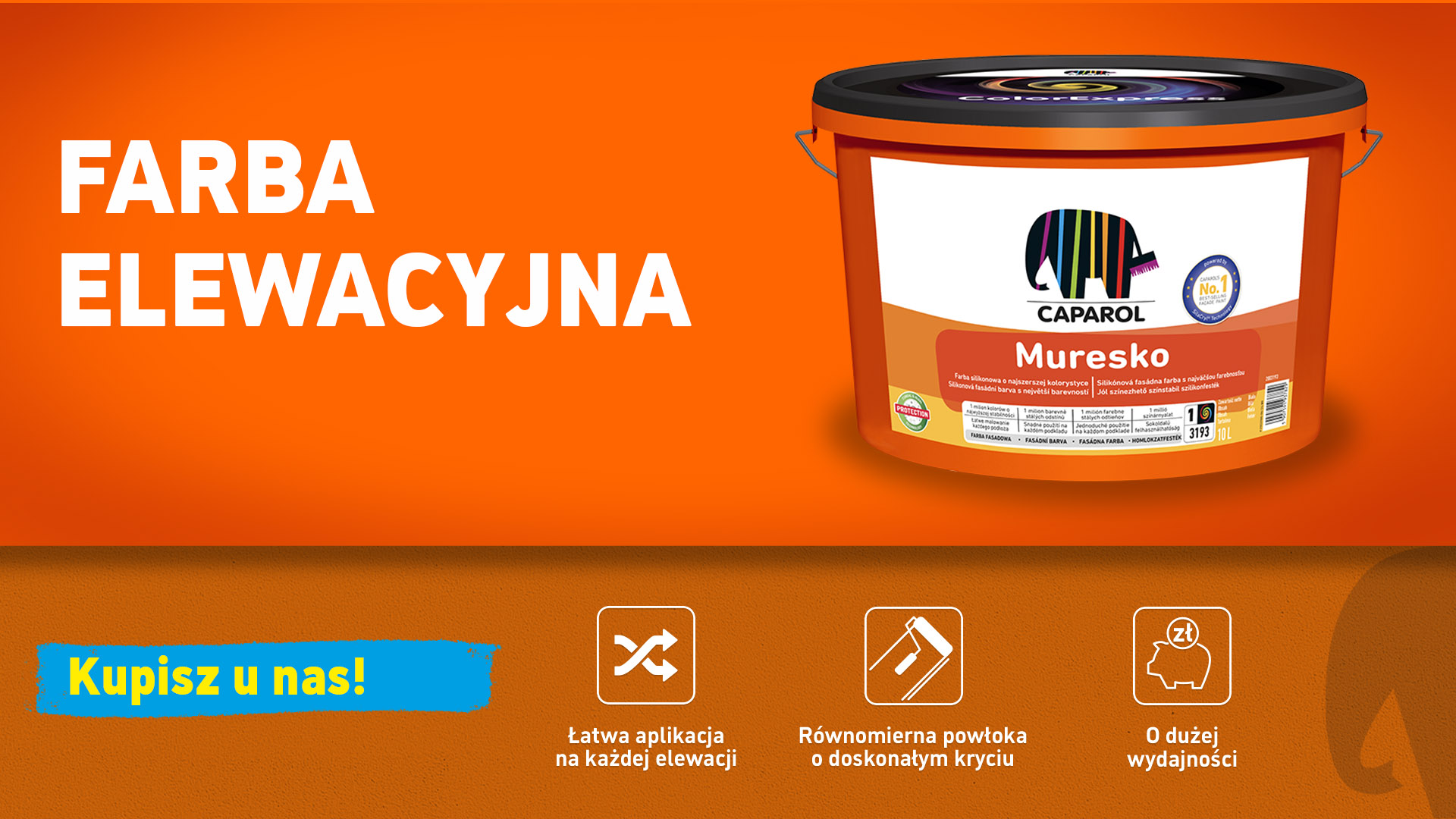 Farba elewacyjna Muresko – grafika producenta